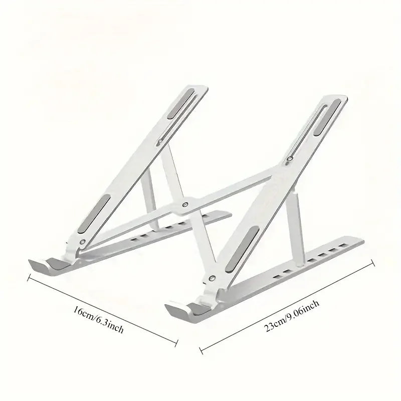 Portable Foldable Laptop Stand – Adjustable Height & Heat Dissipation