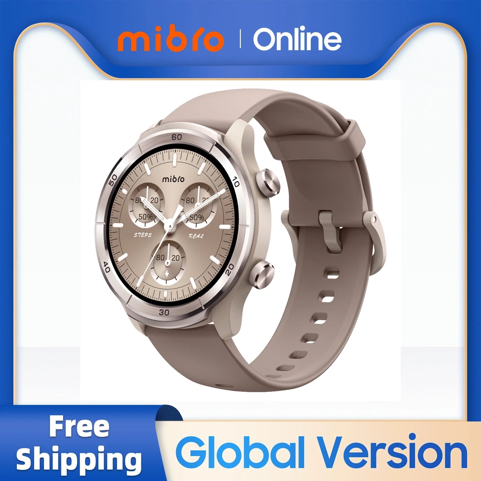 Mibro A3 Watch – Super Light GPS Smartwatch with Health Monitor