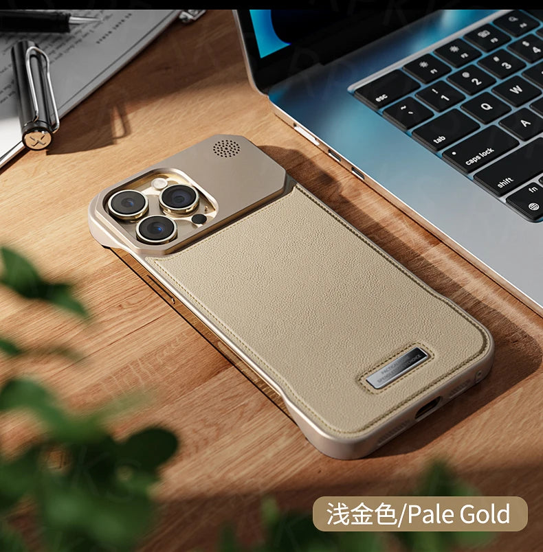 Business Leather iPhone Case – Magsafe Magnetic Armor