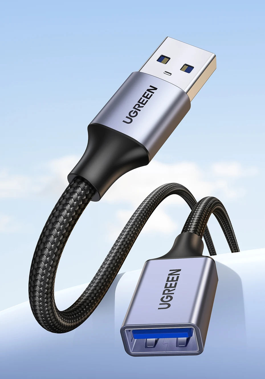 UGREEN USB 3.0 Extension Cable – Male to Female, Data Transfer
