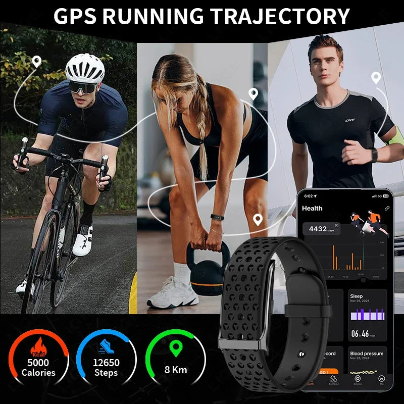 Smart Watch – Fitness Tracker with Heart Rate & BP Monitor