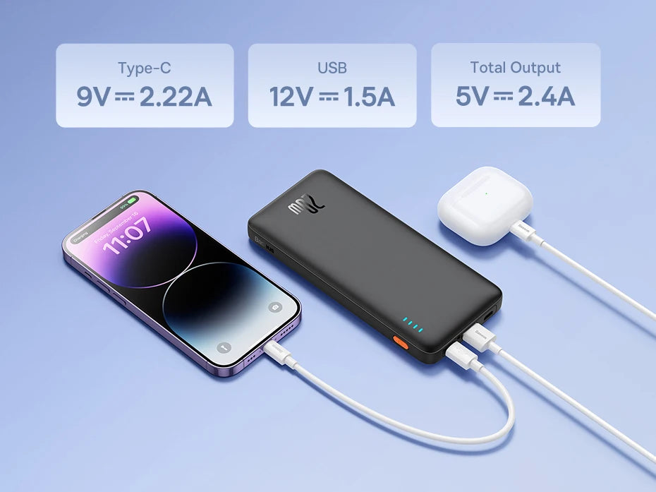 Baseus Airpow 20W Power Bank – Fast Charging