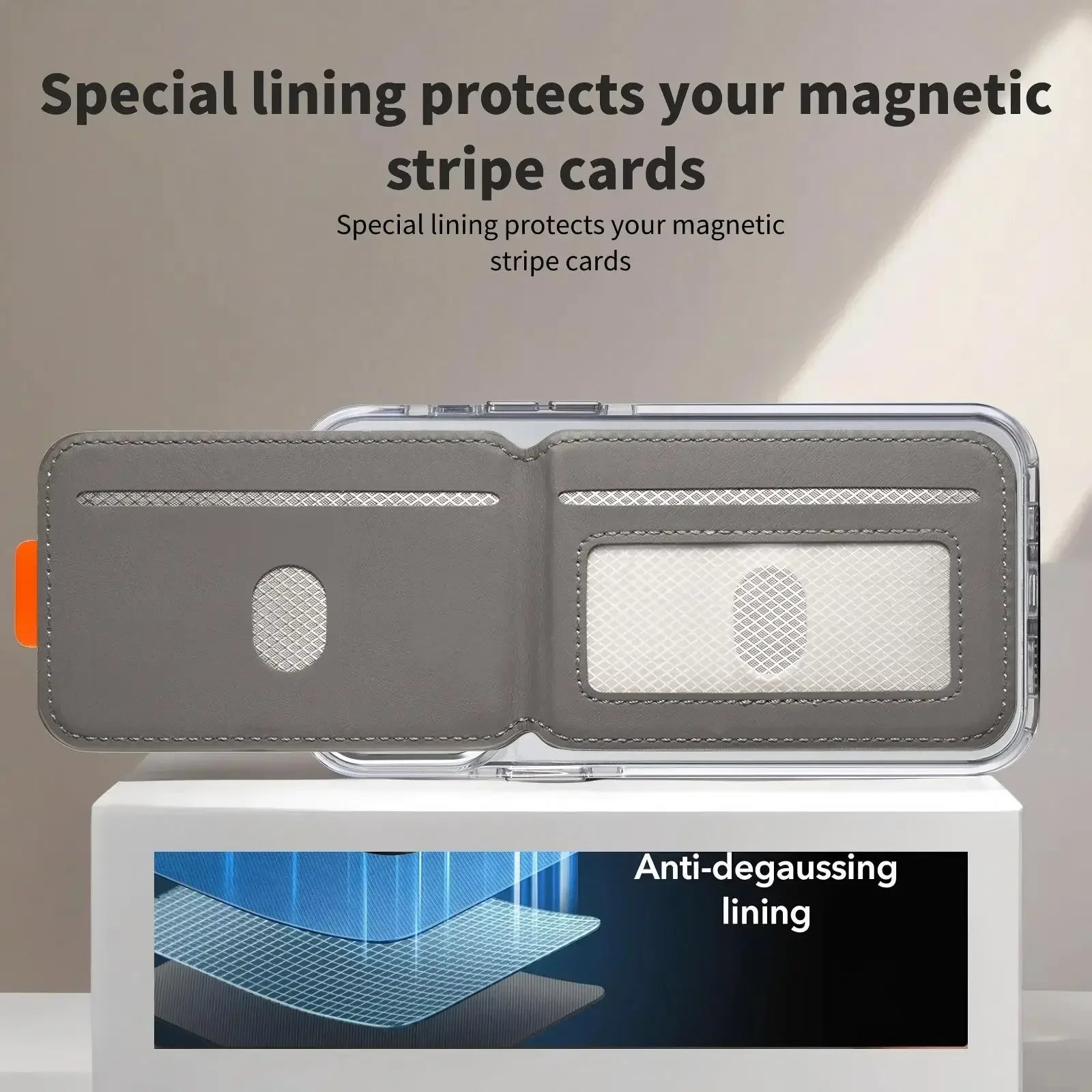 iPhone MagSafe Leather Card Holder – RFID Bank & ID Card Protector