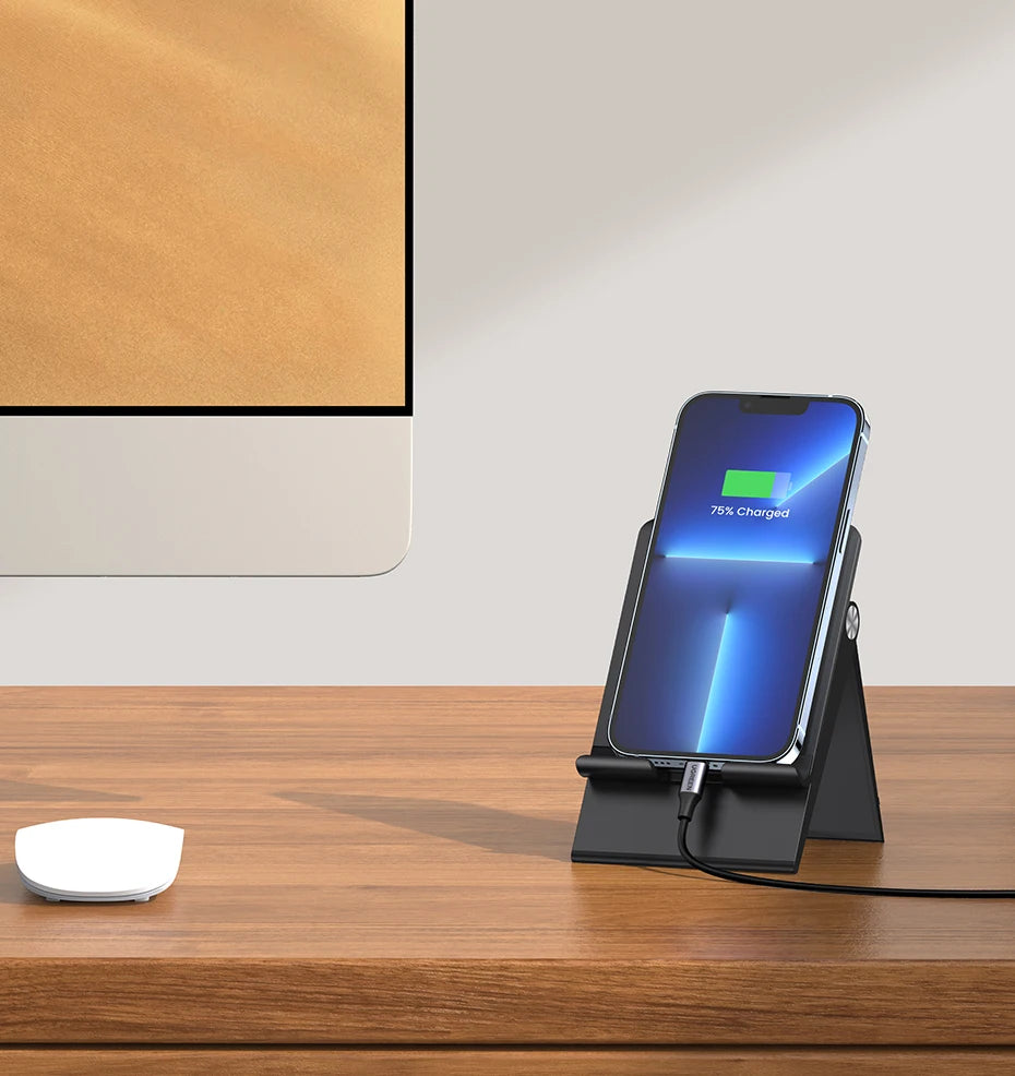 UGREEN Foldable Phone Stand – Desk Holder for iPhone & Mobile Devices