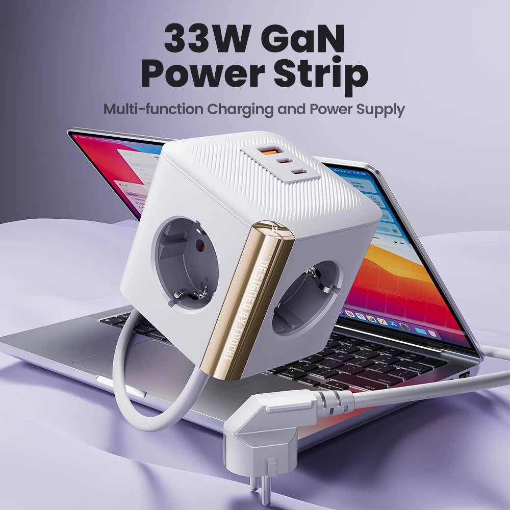Toocki 33W GaN Fast USB-C Charger – PD Quick Charge for Phones & MacBook