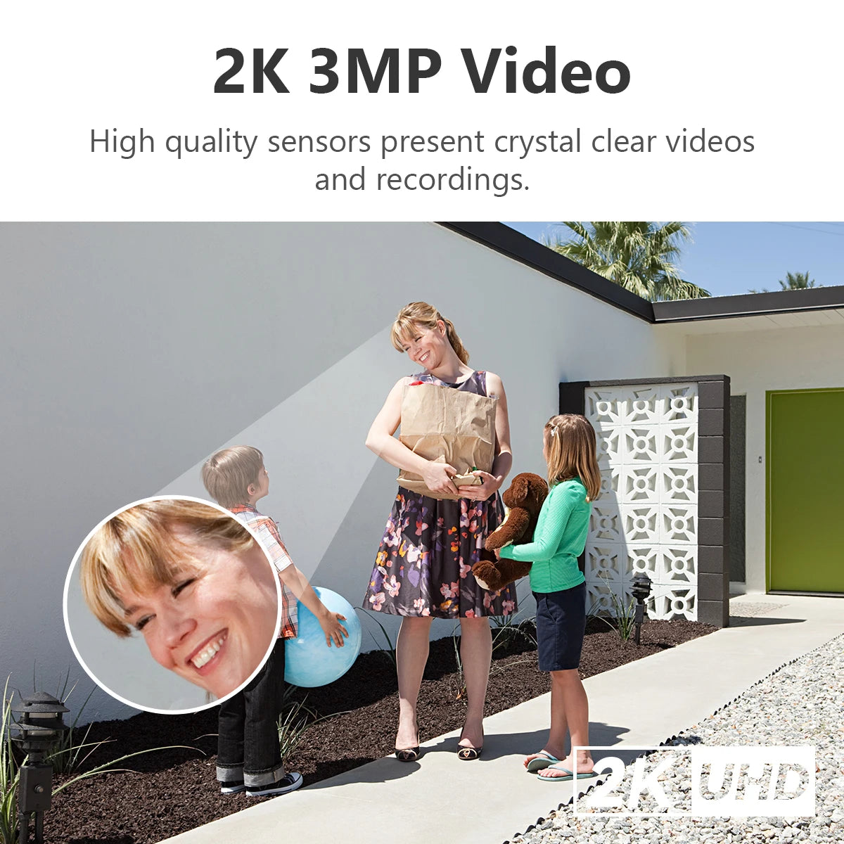 Smart Video Doorbell 2S – Wireless Human Detection & Two-Way Talk