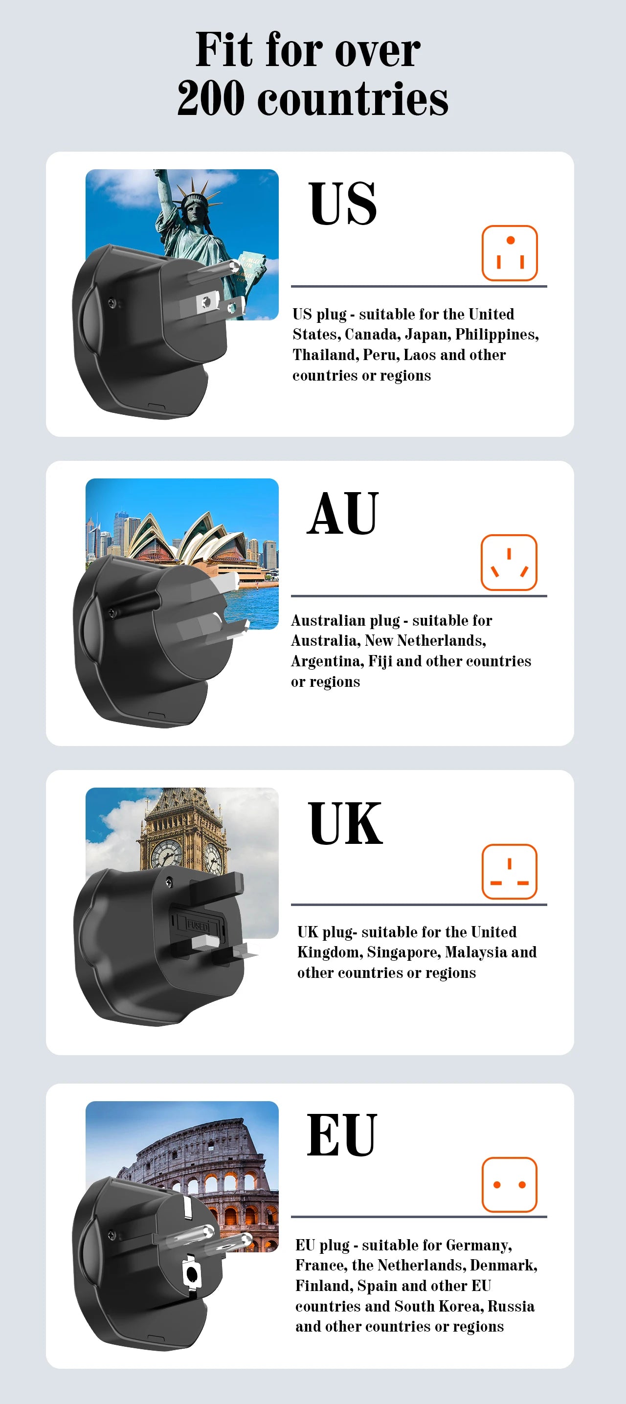 LDNIO Universal Adapter AU EU UK US Wall Power Strip Multi Plug Universal Travel Adapter Dual Travel Adapter Extension Socket Z7