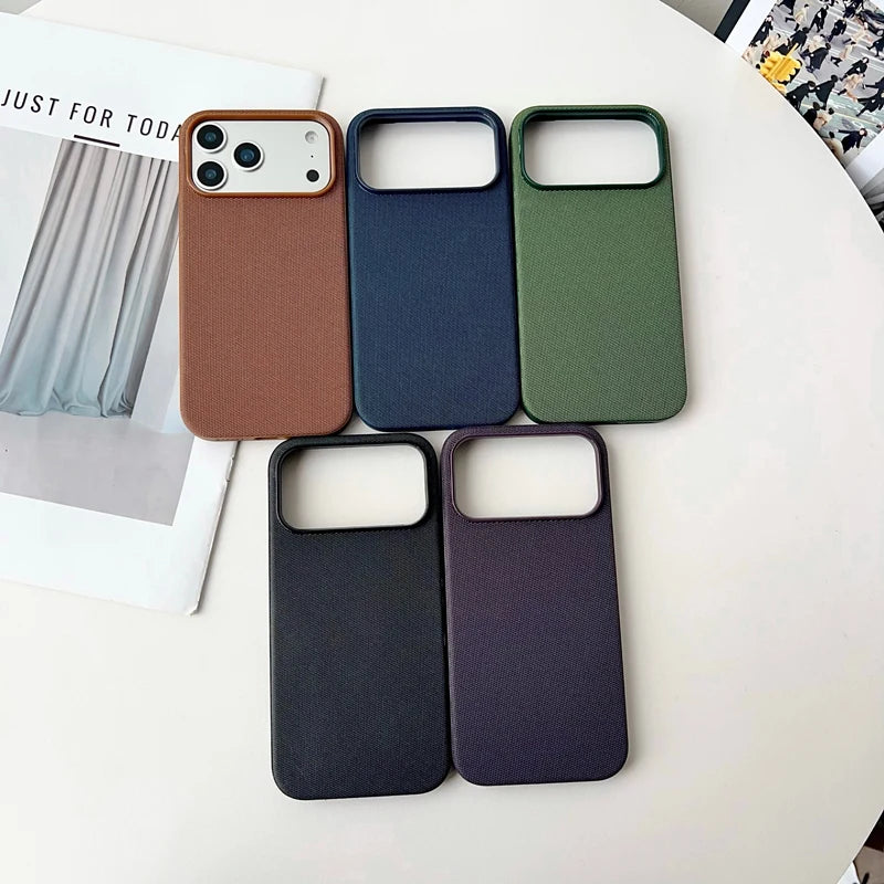 Frosted Magnetic Shockproof iPhone Case – Matte Cover