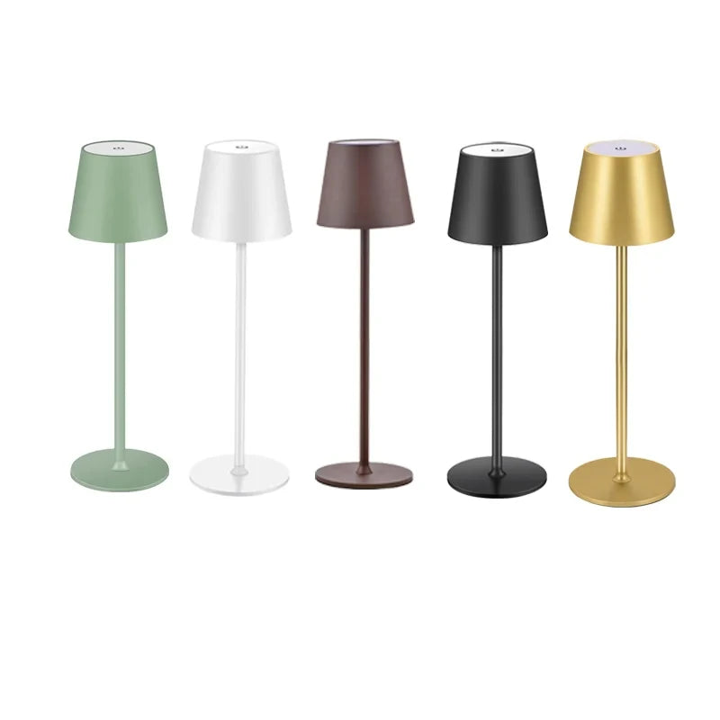 Rechargeable Desktop LED Lamp – Touch Control, Dimmable for Home & Hotel