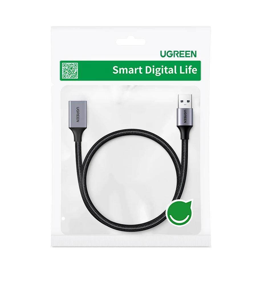UGREEN USB 3.0 Extension Cable – Male to Female, Data Transfer