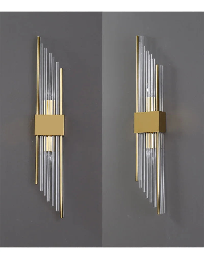 Luxury LED Gold Wall Sconce – Indoor Designer Lighting
