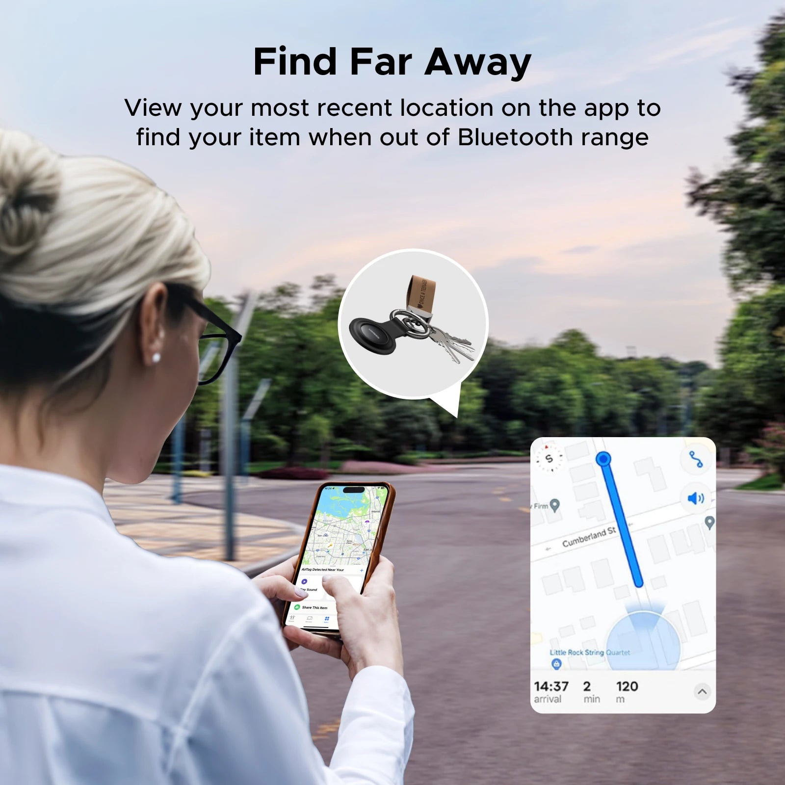 UGREEN Apple Find My SmartTag Tracker