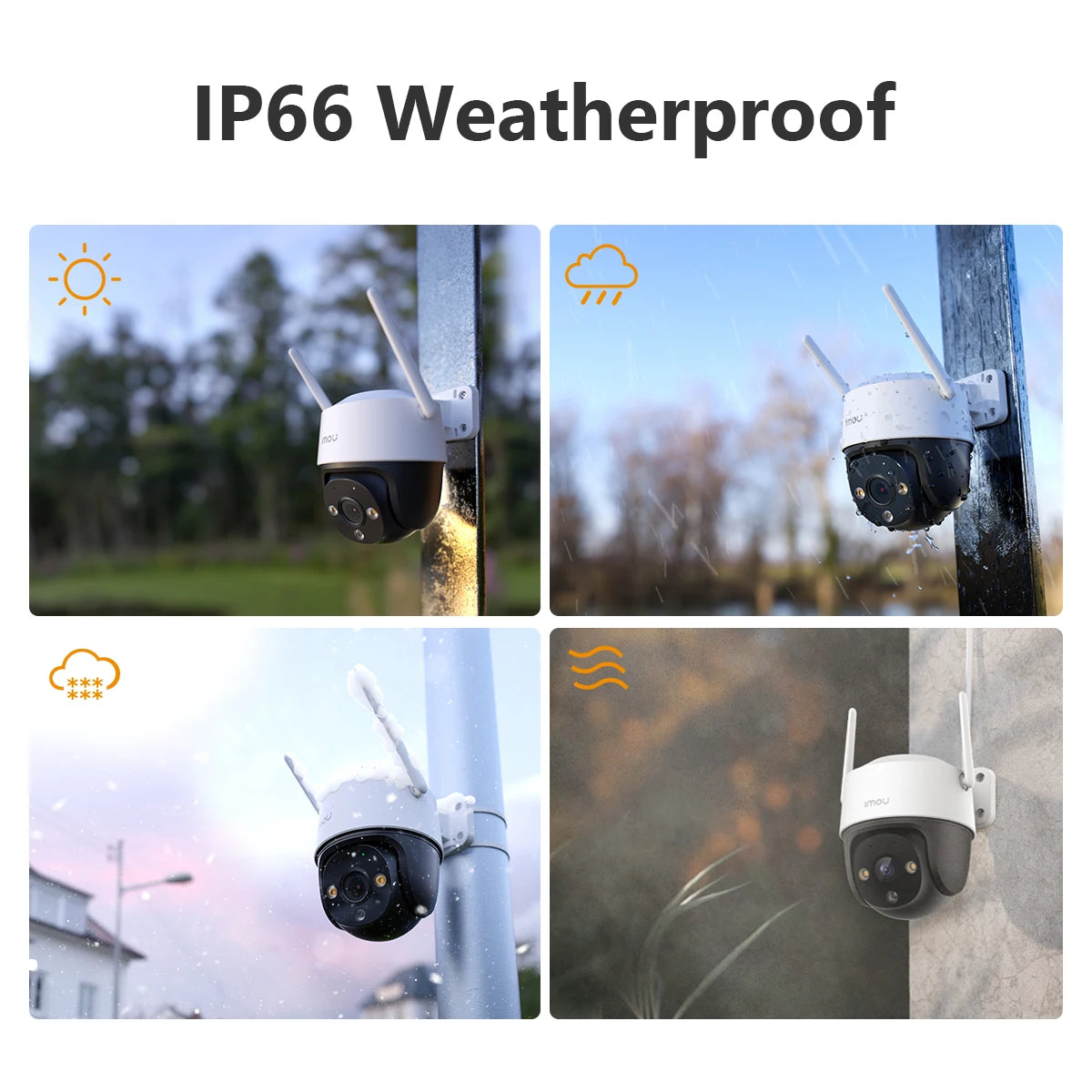 IMOU 3 - 5MP PTZ Outdoor Security Camera – AI Detection & Two-Way Audio