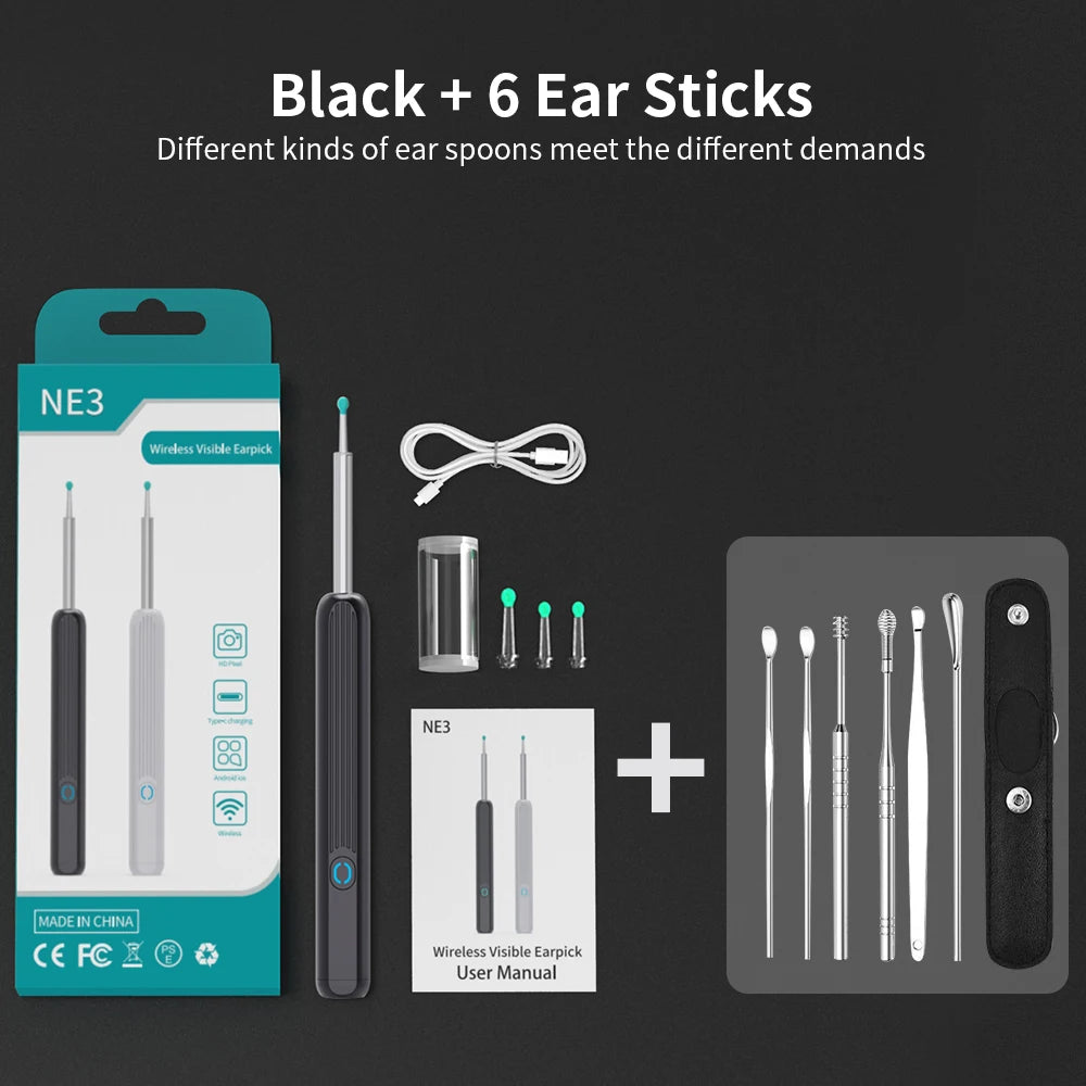 High-Precision Ear Wax Removal Tool – NE3 Ear Cleaner