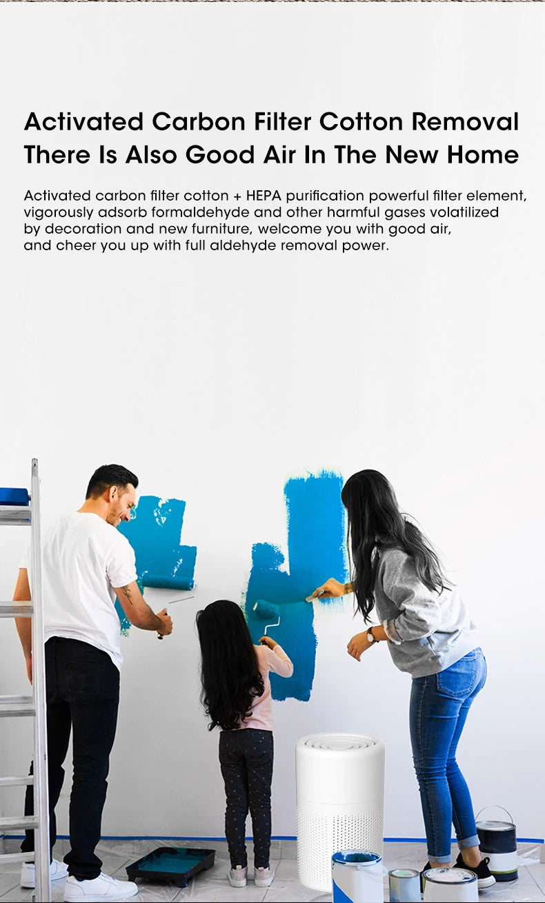 Mini Desktop Air Purifier – Portable H13 HEPA Air Cleaner (USB Type-C)