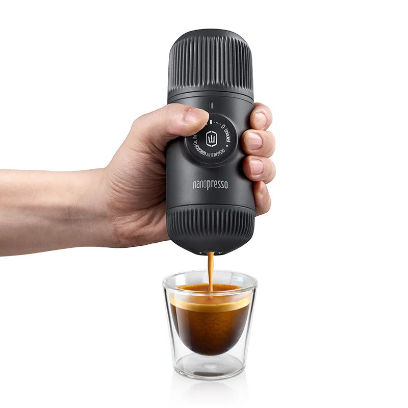 Wacaco Nanopresso Espresso Maker – Portable Travel Coffee Machine, 18 Bar