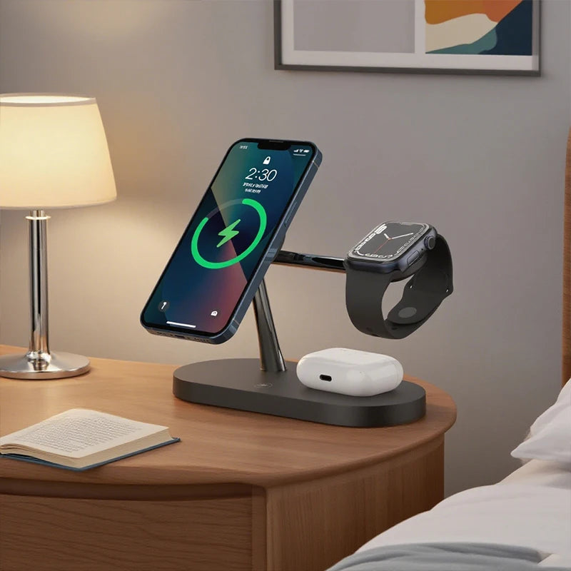 3-in-1 Wireless Charger – Fast Charging for Apple Devices