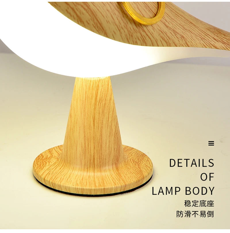 3-Color Wooden Bird Night Lamp
