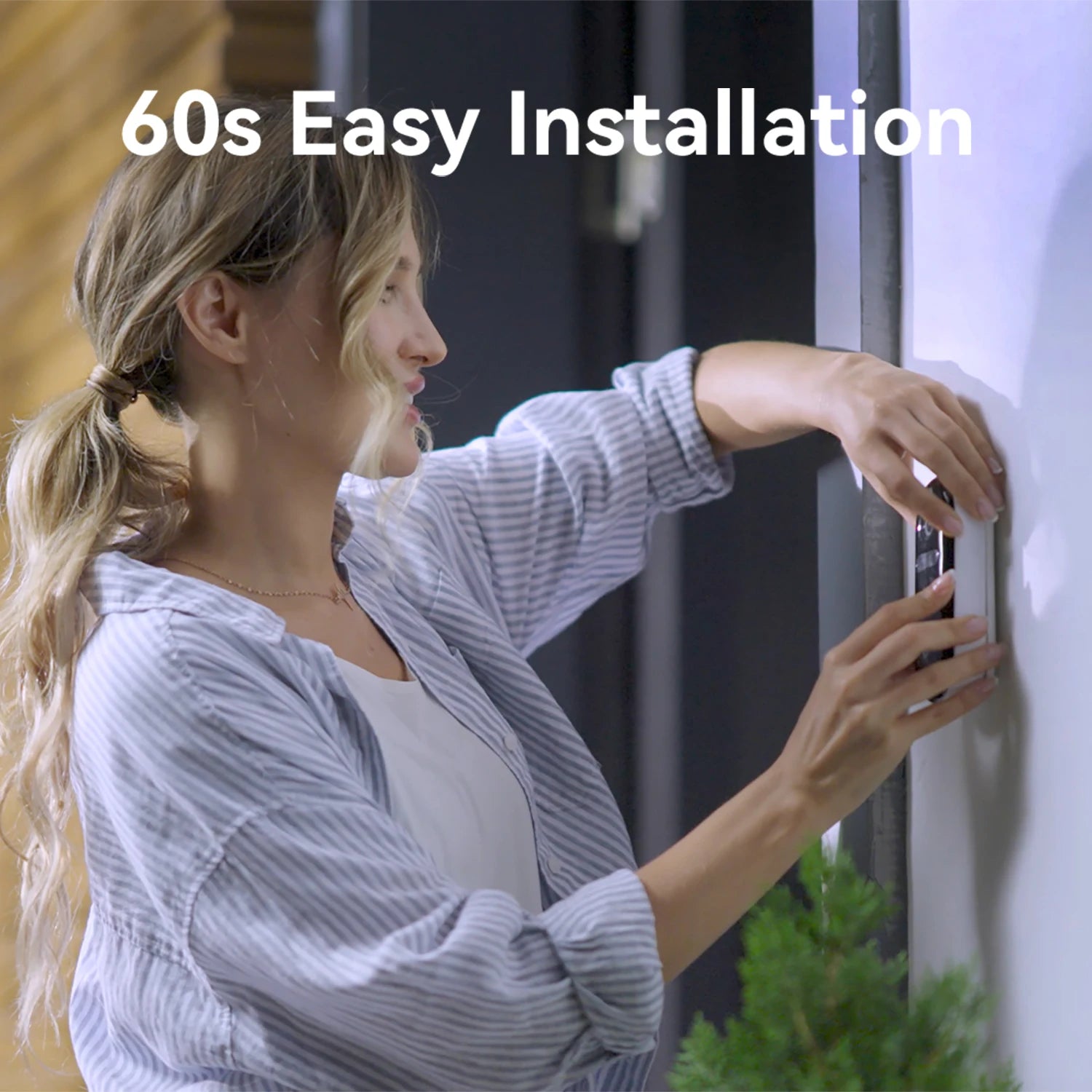 Smart Home Doorbell Camera IMILAB – Instant Alerts, 2.5K Security, 5200mAh Battery