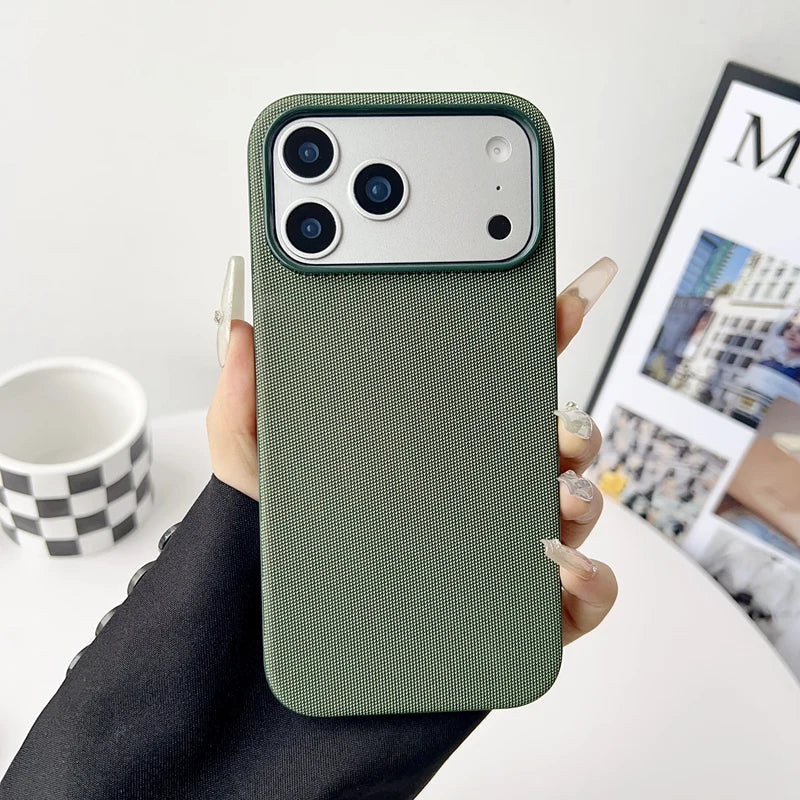 Frosted Magnetic Shockproof iPhone Case – Matte Cover