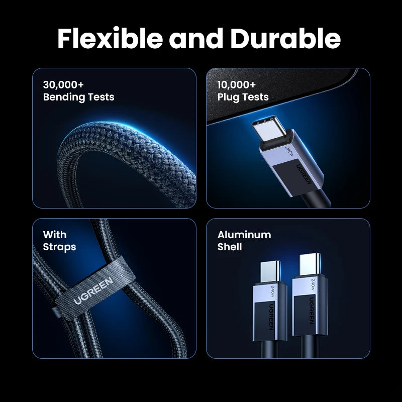 UGREEN High-Speed USB-C to USB-C PD Cable – 5A