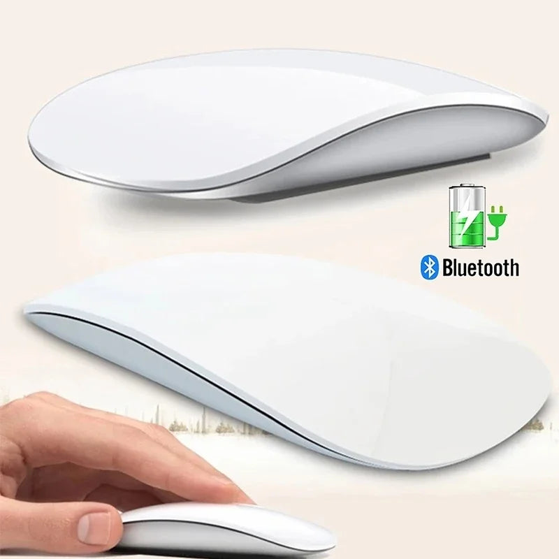 Lenovo Rechargeable Bluetooth Mouse – Silent, Surface Touch, For Laptop & Mac