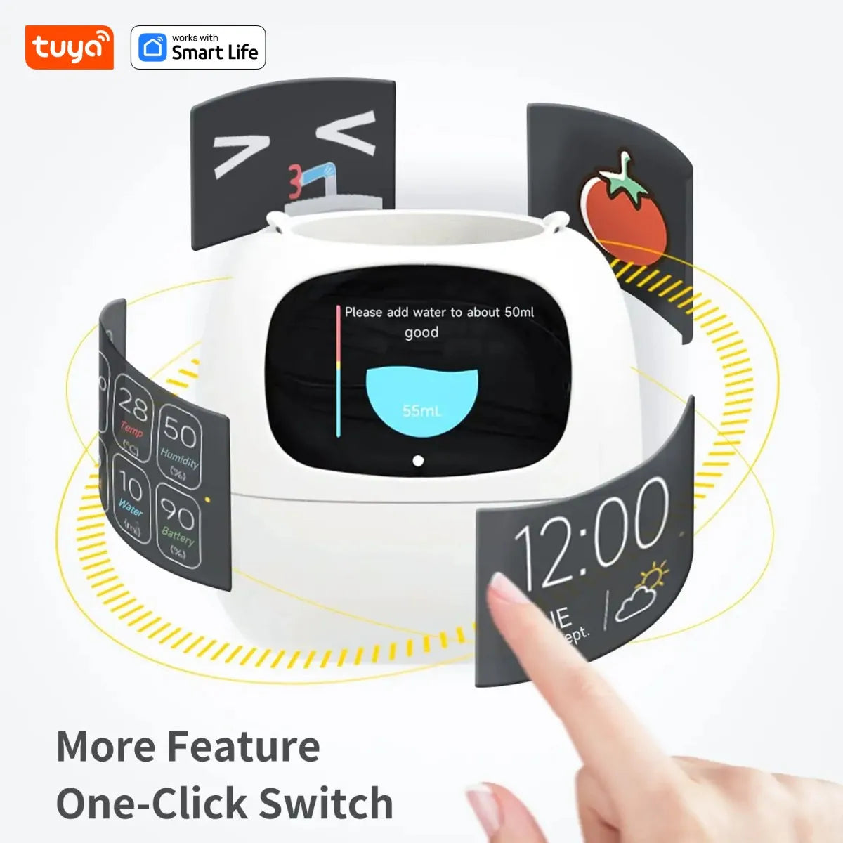 Ivy Tuya Smart Planter – AI Plant Care with Sensors