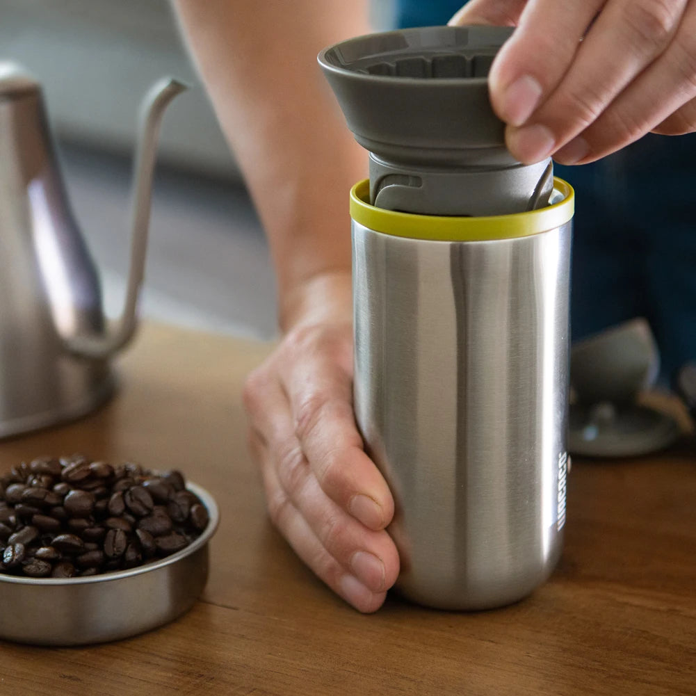 WACACO Cuppamoka Coffee Brewer – Portable Drip Coffee Maker with Filters