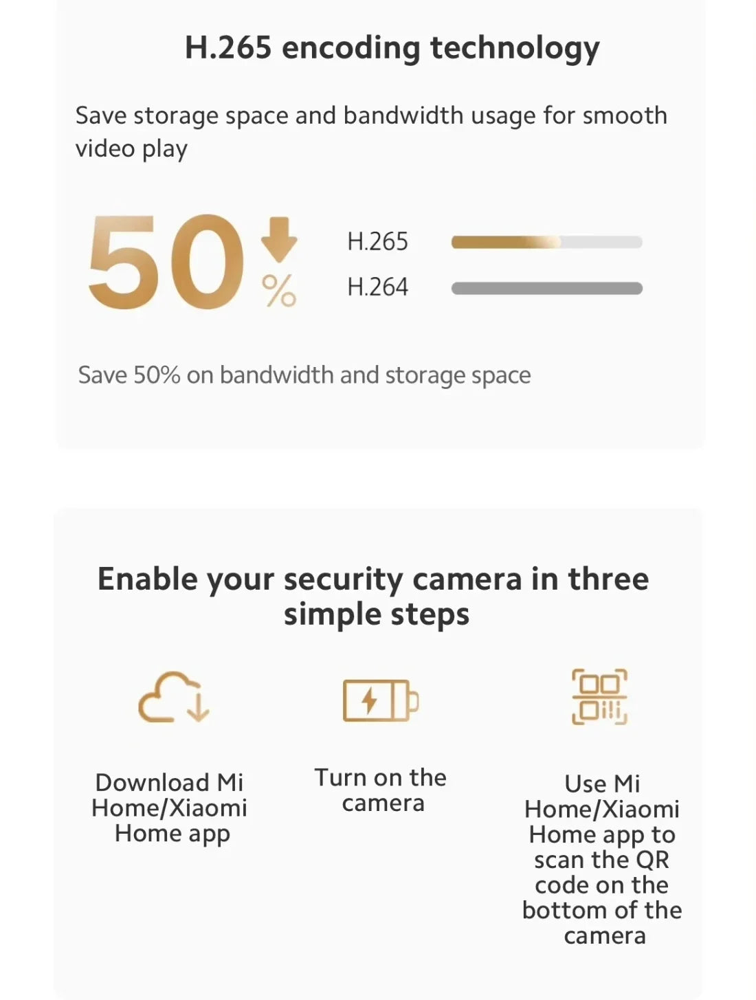 Xiaomi 2.5K HD Security Camera – Outdoor, Full-Color Night Vision, Sound & Light Alarm