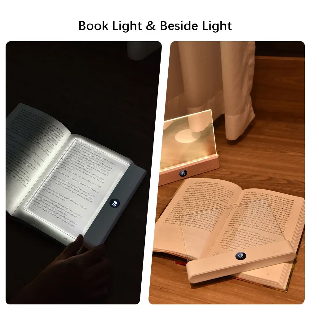 2-in-1 LED Night & Reading Light – Dimmable, USB Rechargeable with Timer