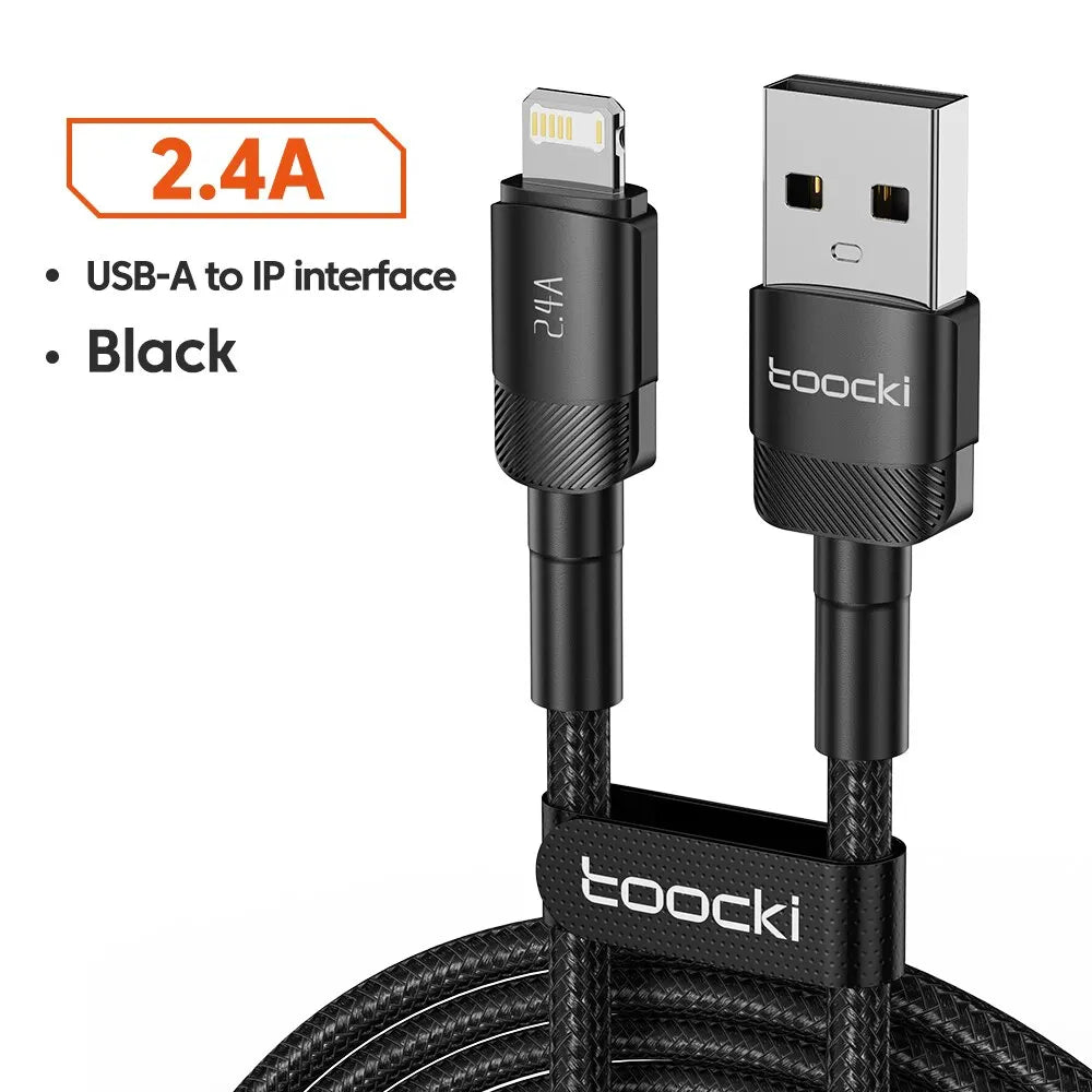 TOOCKI USB-C Fast Charging Cable – USB-C Charger Cord for Phone, Tablet & Power Bank