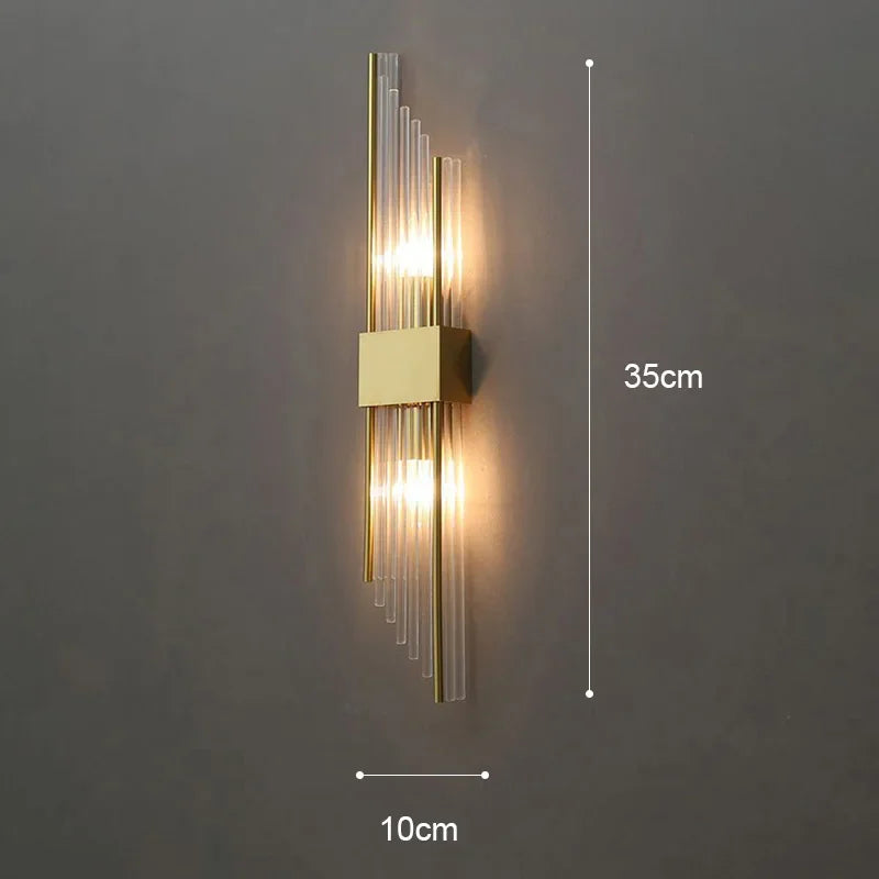 Luxury LED Gold Wall Sconce – Indoor Designer Lighting