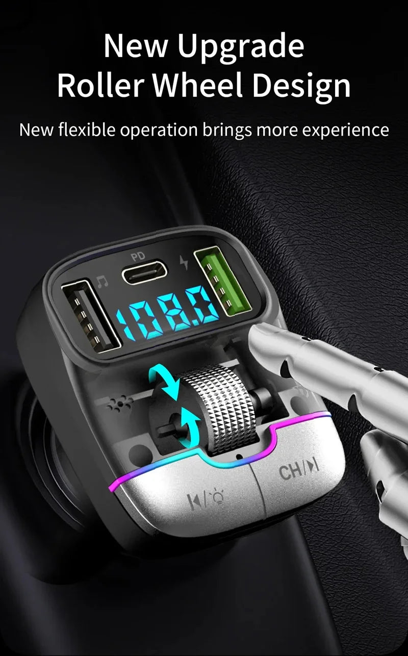 Xiaomi FM Transmitter Bluetooth 5.4 – Car AUX Player