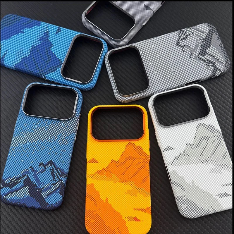 Ultra-Thin Carbon Fiber MagSafe iPhone Case – Luxury & Shockproof
