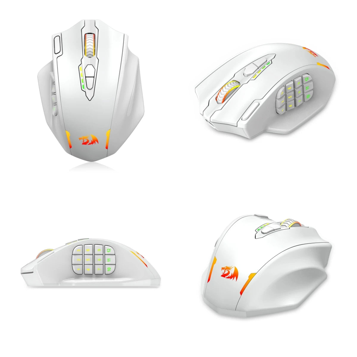 Redragon M913 RGB Gaming Mouse – 16000 DPI, Wired & Wireless, 16 Buttons