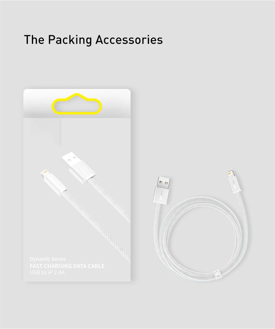 Baseus Fast Charging USB Cable – iPhone Compatible
