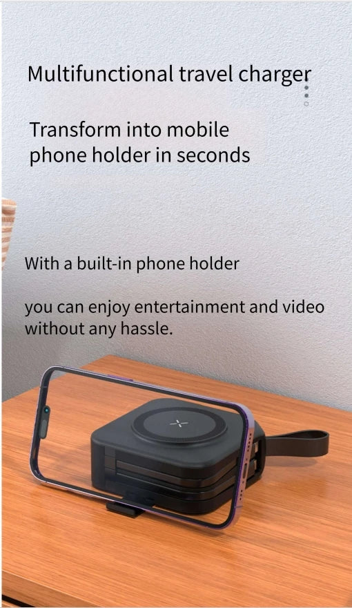 Portable 10000mAh Magnetic Power Bank – Fast Charging for iPhone 14 Mini