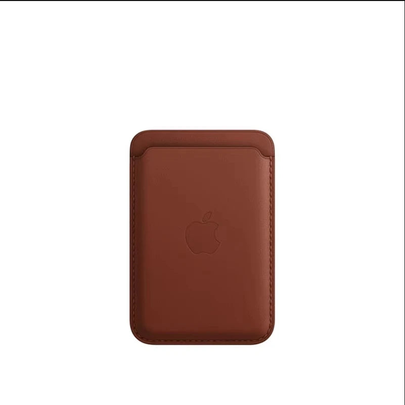 MagSafe Magnetic Leather Wallet Case for iPhone 17 Pro Max / 16 / 15 – Card Holder Cover
