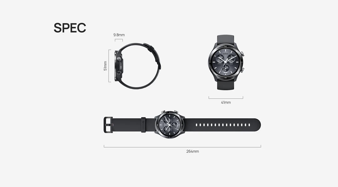 Mibro A3 Watch – Super Light GPS Smartwatch with Health Monitor