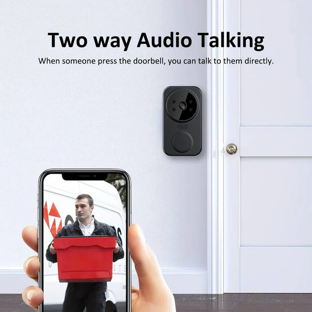 WiFi Smart Audio Doorbell – 2-Way Video Intercom for Home