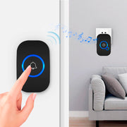 FULLHOUSE Wireless Doorbell Kit – Waterproof Door Chime with Plug-In Receiver & Push Button