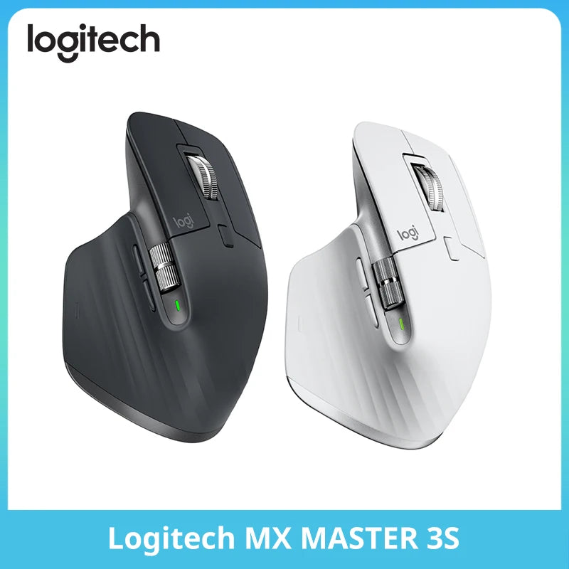 Logitech MX Master 3S Wireless Bluetooth Mouse – Cross-Device