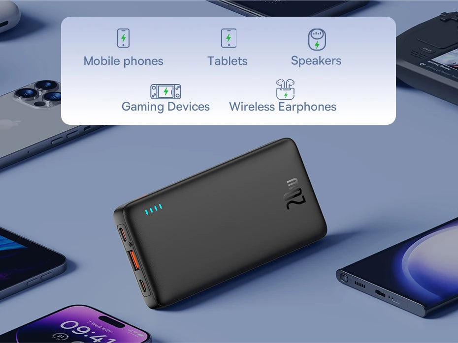 Baseus Airpow 20W Power Bank – Fast Charging