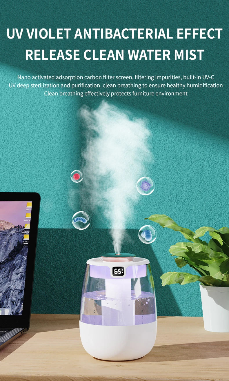 Xiaomi Youpin Air Humidifier – Double Spray Aroma Diffuser with Light
