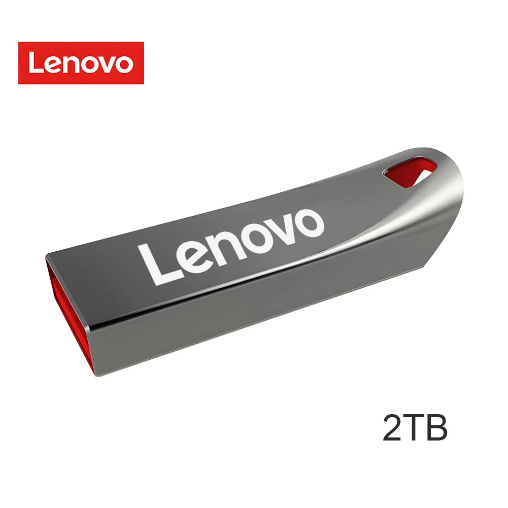 Lenovo USB 3.0 Flash Drive – 2TB/1TB/512GB Waterproof Metal Storage