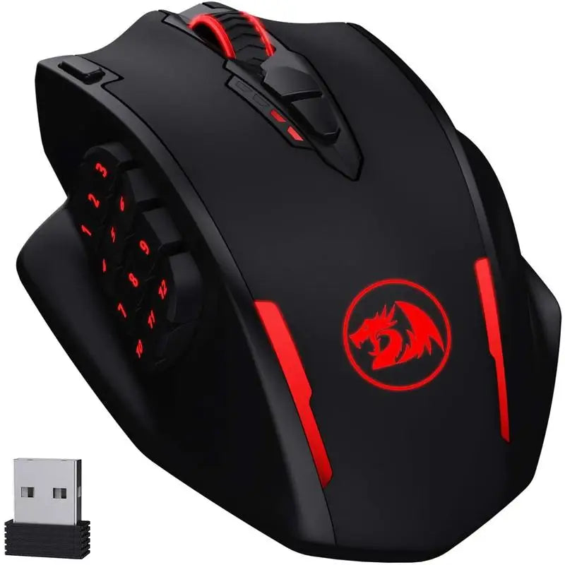 Redragon M913 RGB Gaming Mouse – 16000 DPI, Wired & Wireless, 16 Buttons