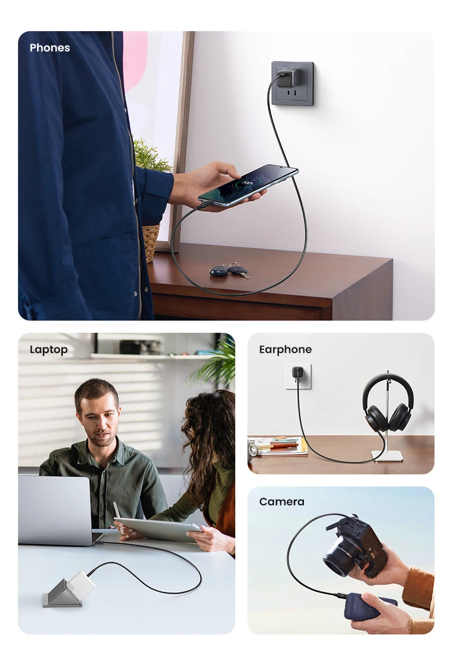 UGREEN USB-C to USB-C 5A – 100W Fast Charge