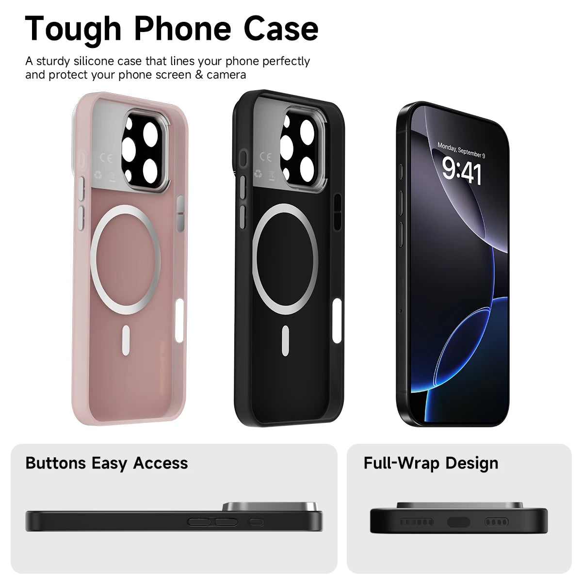 New Smart Phone Case for iPhone Bluetooth Connection Touch Screen Remote Camera Photography Music Control  Video Wallpaper 2025
