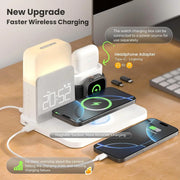 7-in-1 MagSafe Wireless Charger – Alarm & Night Light