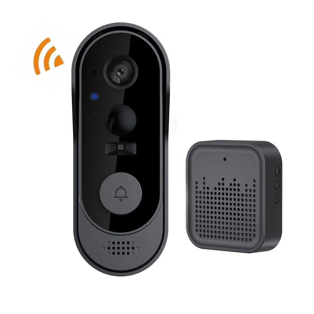 Smart Wi-Fi Camera Doorbell – HD Video Intercom & Night Vision